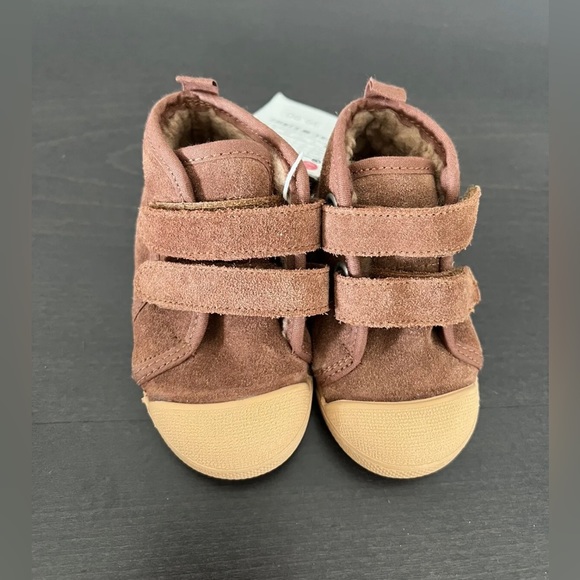 ZARA Suede Faux Fur Lined Bootss Size 18 - Picture 2 of 6